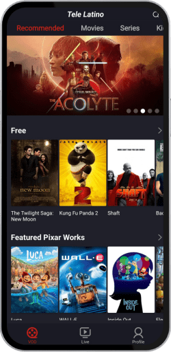 Tele Latino APK Mobile Pic