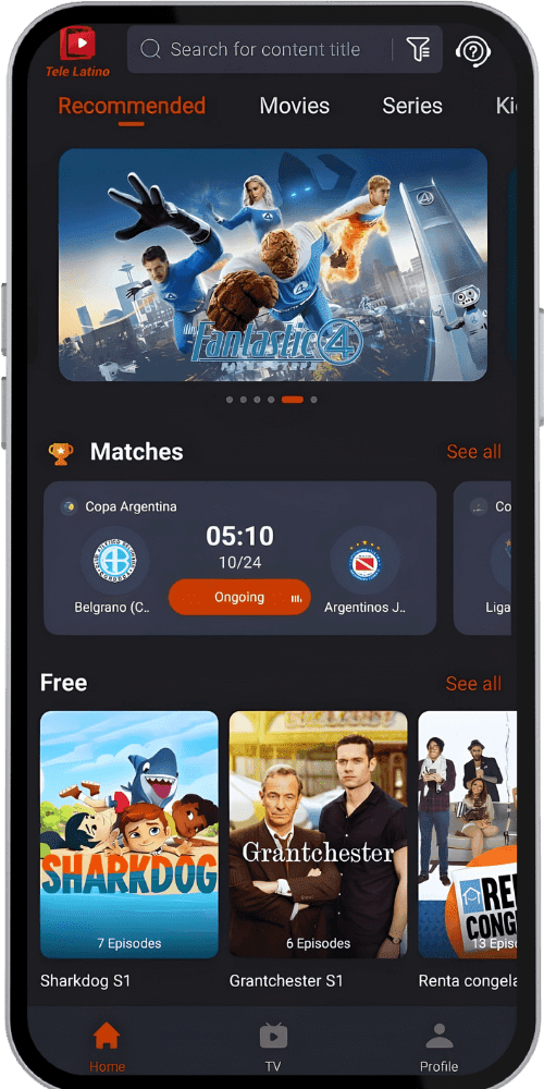 Tele Latino APK Mobile Pic